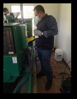 Mantenimiento planta eléctrica — Hospital Regional San Gil
